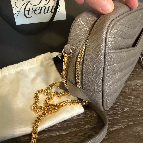 YSL Mini Lou Bag with Saks Paper Bag - Picture 17 of 17